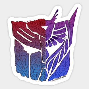 Autobot-Decepticon Sticker